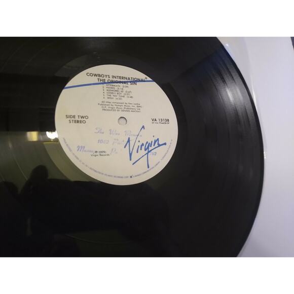 Cowboys International The Original Sin 1979 Vinyl LP Record New Wave Post-Punk - Picture 4 of 4